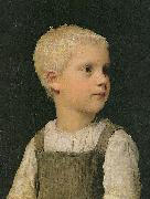 Albert Anker Bildnis eines Knaben oil on canvas